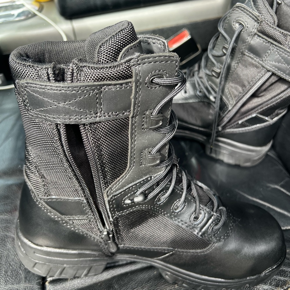 Men's Bates Tactical Sport 2 Tall Dryguard Side-Zip Waterproof Boots size 9.5